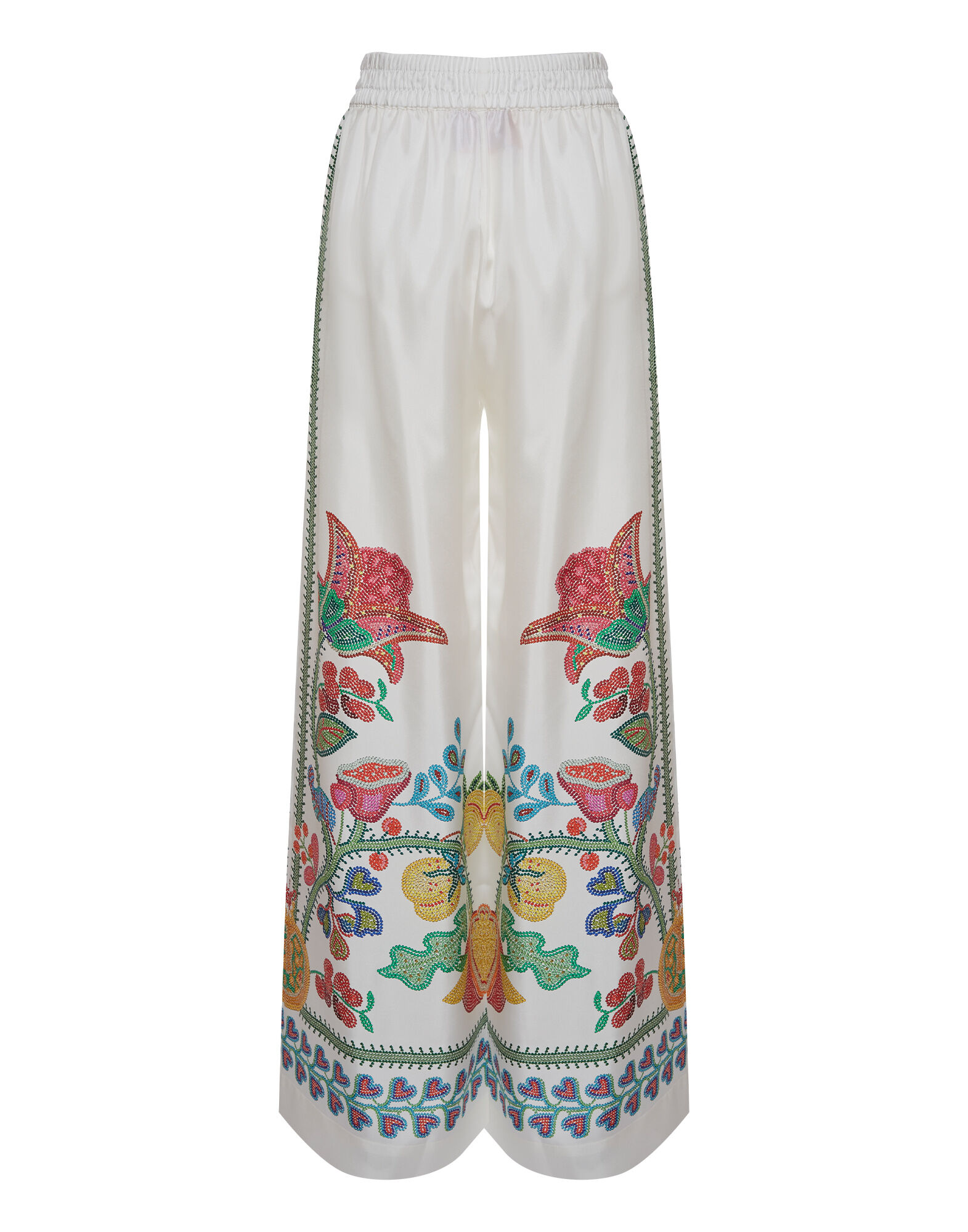 Palazzo Pants in Grenadilla Placee Off White for Women La DoubleJ