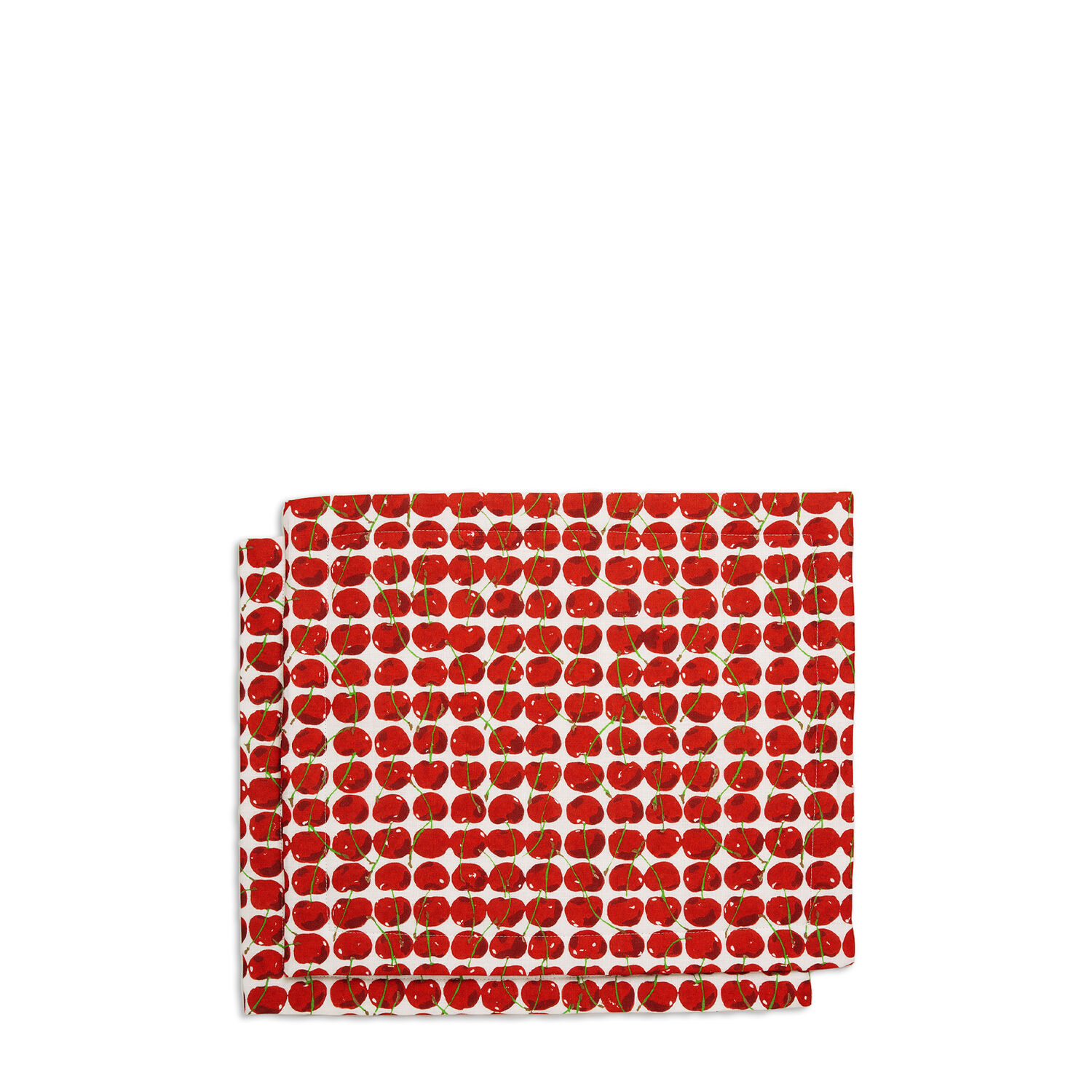 Shop La Doublej Placemat Set Of 2 In Cherries Avorio