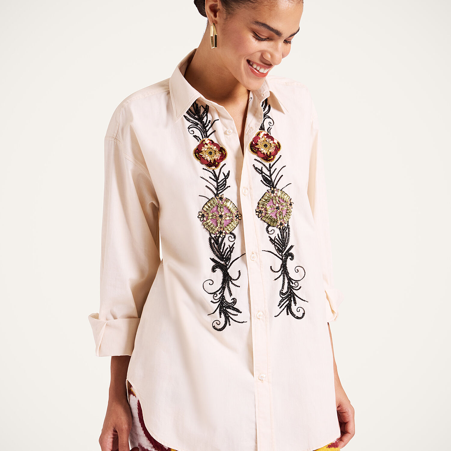La Doublej Cotton Shirt In Pink