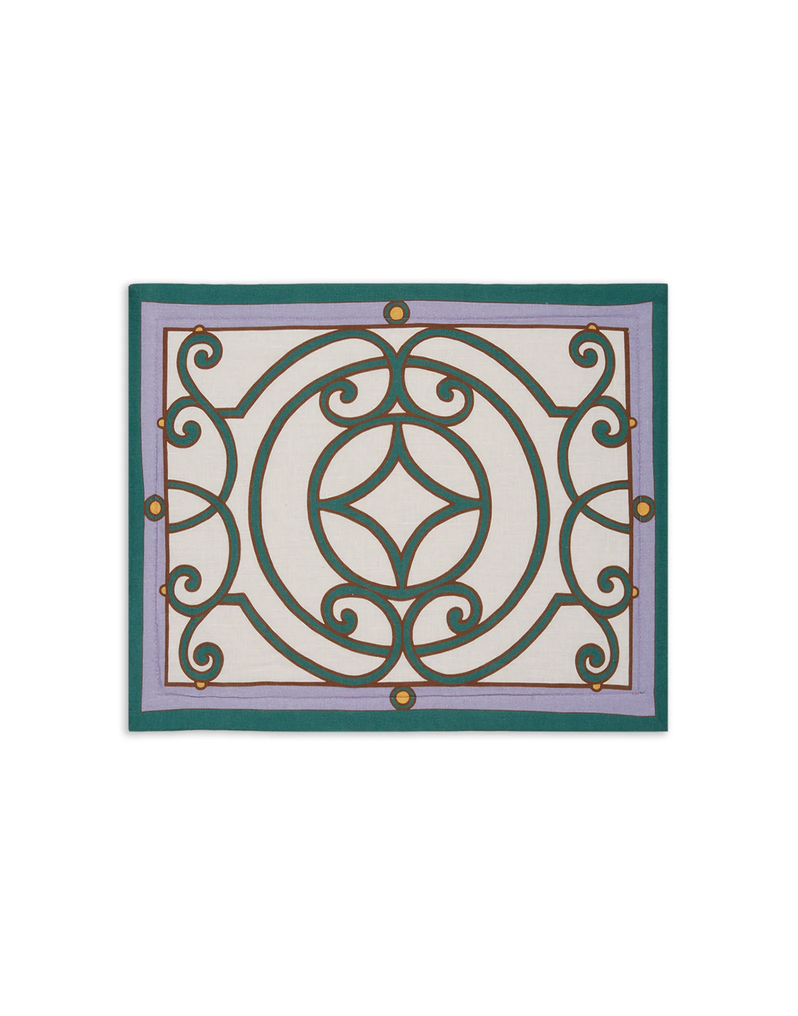 La DoubleJ Placemat Set Of 2 La DoubleJ Placemat Set Of 2 Cortile Ivory TBM0001LIN001CRL0010