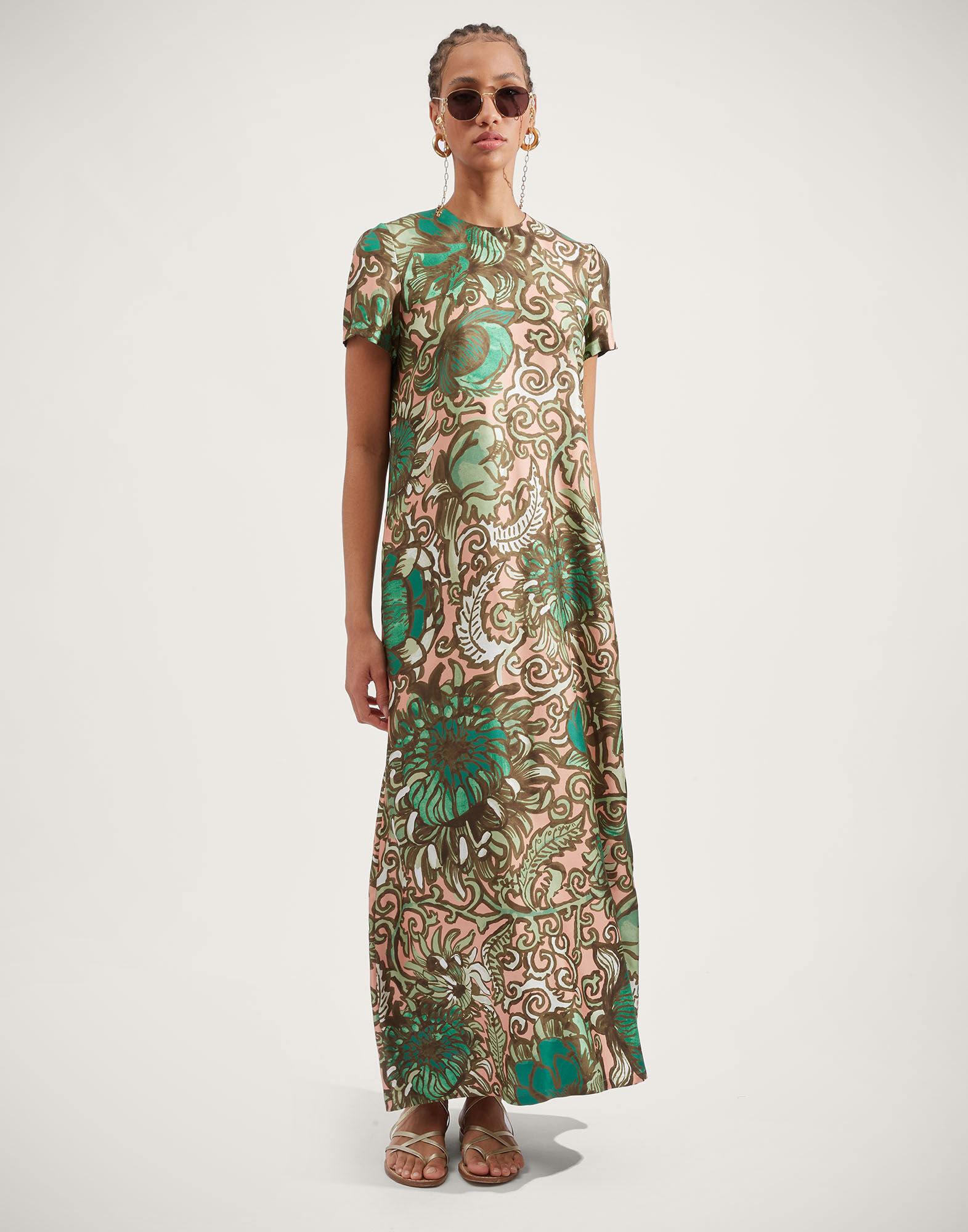 La DoubleJ Swing Dress Anemone Pink DRE0001SIL001ANE02GR05