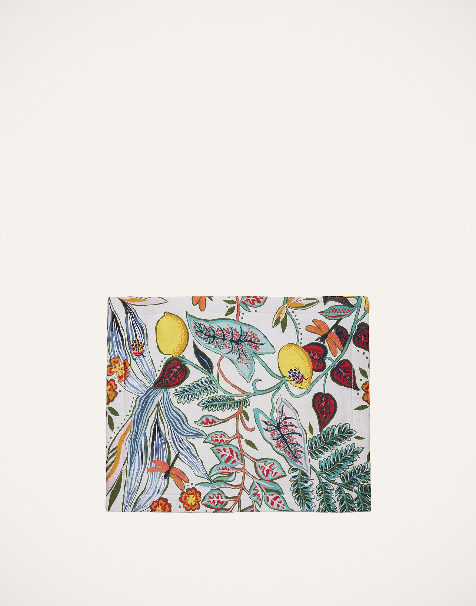 La DoubleJ Placemat Set Of 2 Botanical TBM0001LIN001BOT0005