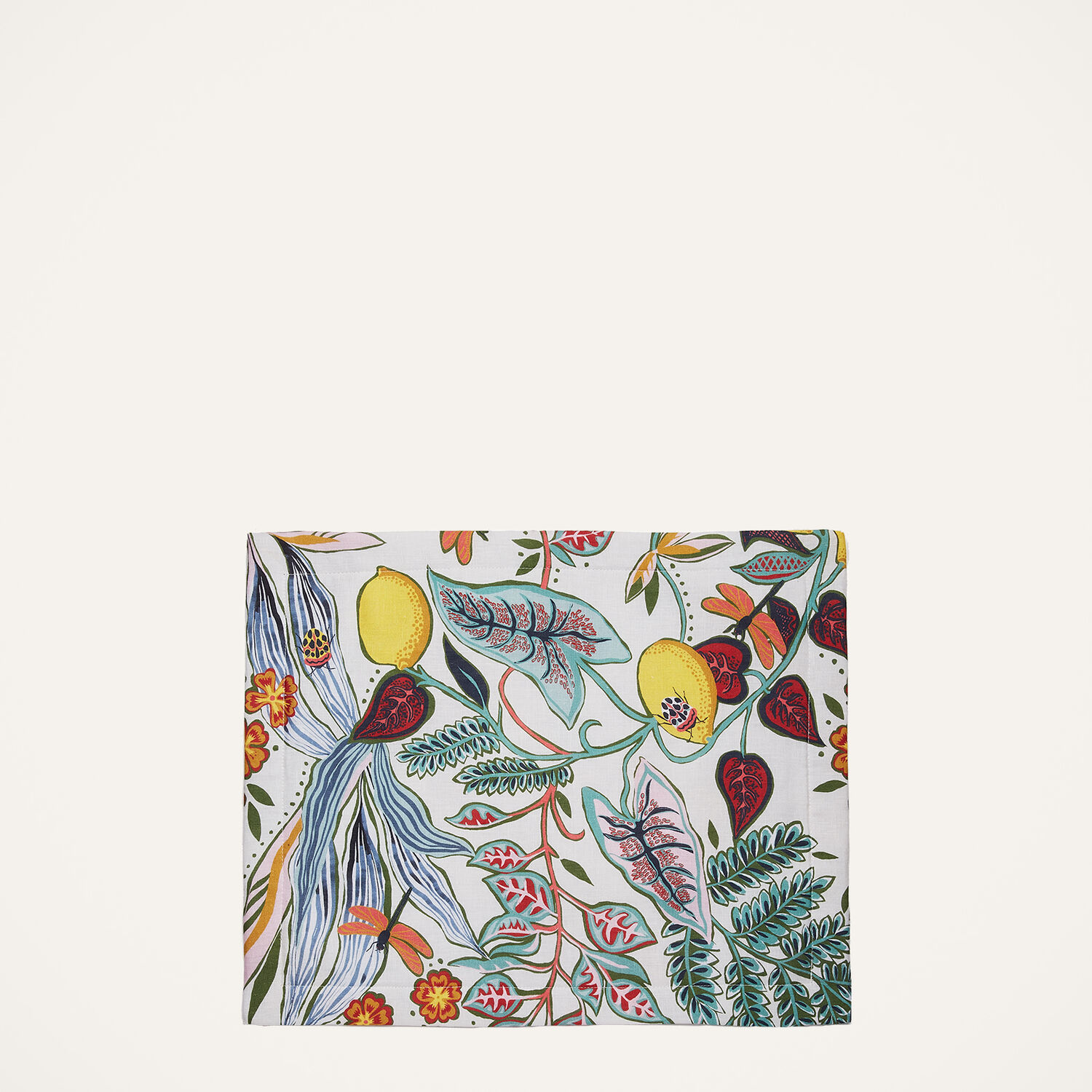  La Doublej Placemats Gend - Tablemat Set Of 2 (35x45) Botanical One Size 100% Linen 