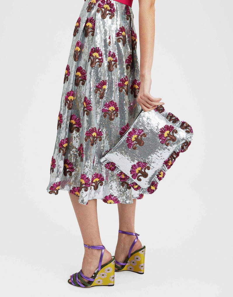 La DoubleJ Hand Pochette La DoubleJ Hand Pochette Silver BAG0002PAI005TXQ01GY04