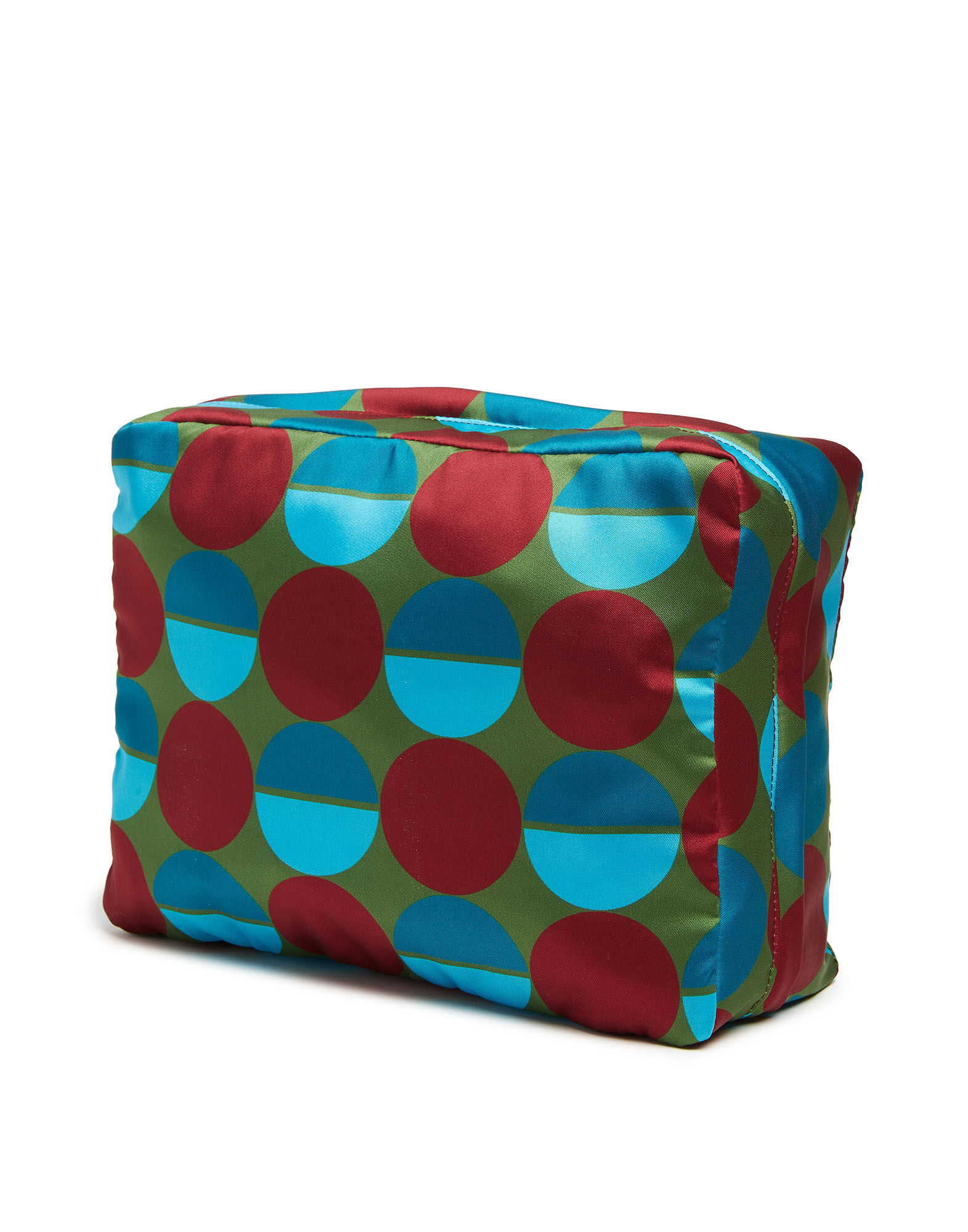 La DoubleJ Beauty Case Sfere Grandi Verde BAG0044RAS006SFE0015