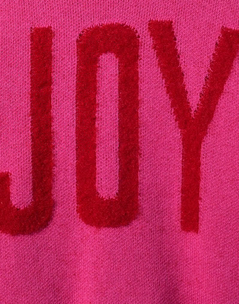 La DoubleJ Joy Sweater La DoubleJ Joy Sweater Color Block Pink & Red PUL0248KNI156VA353PI01