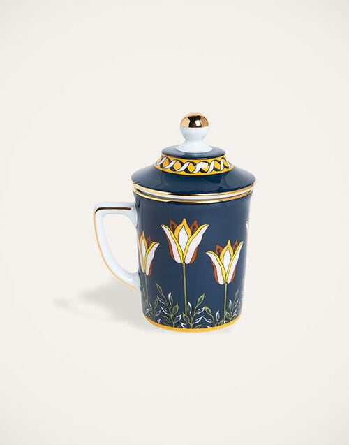 La DoubleJ Lidded Mug La DoubleJ Lidded Mug Tyrrhenia Tulyps DIS0008CER001TYT0002