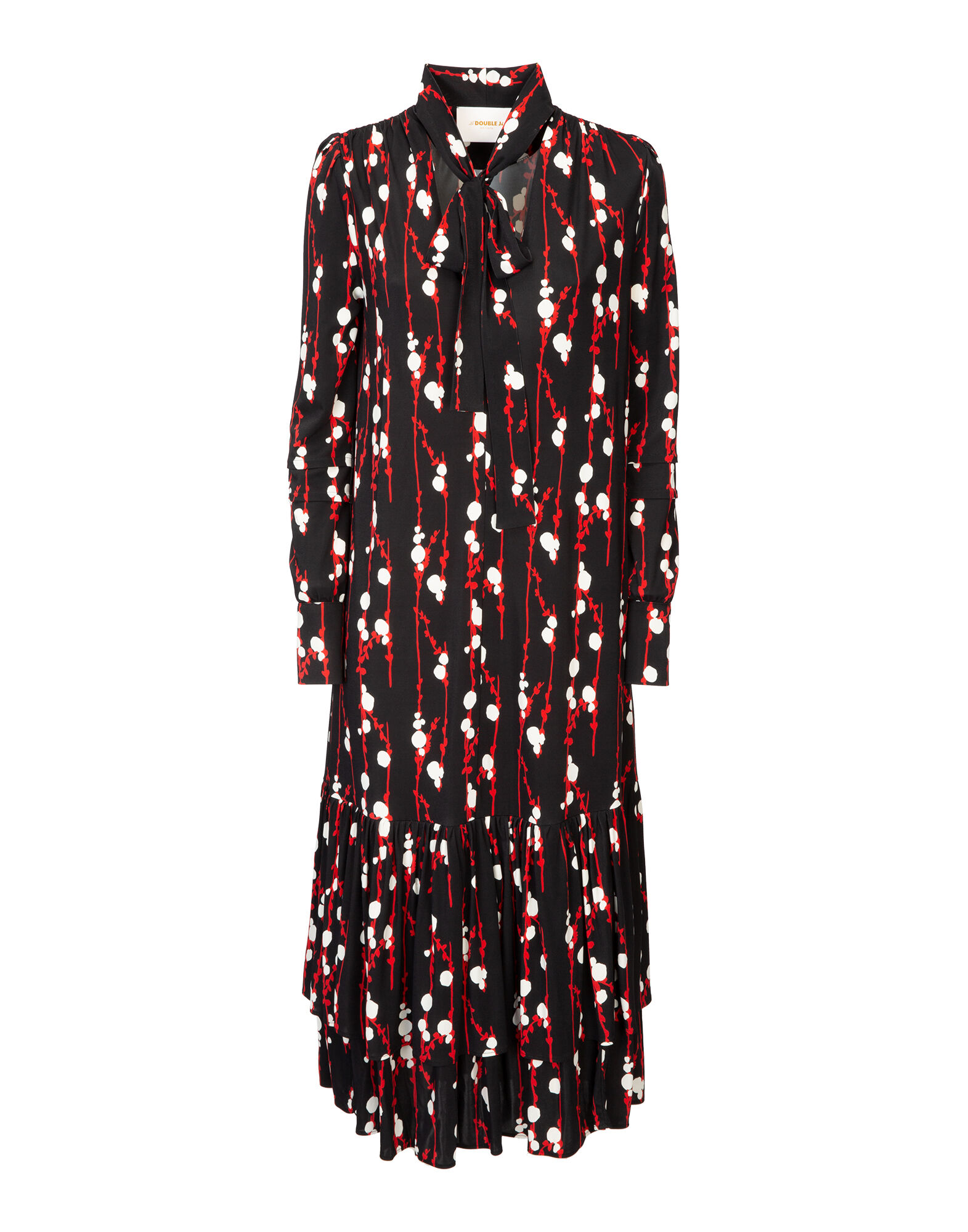 LaDoubleJ Good Witch Dress Pussy Willow Nero DRE0088JER004PUS0003