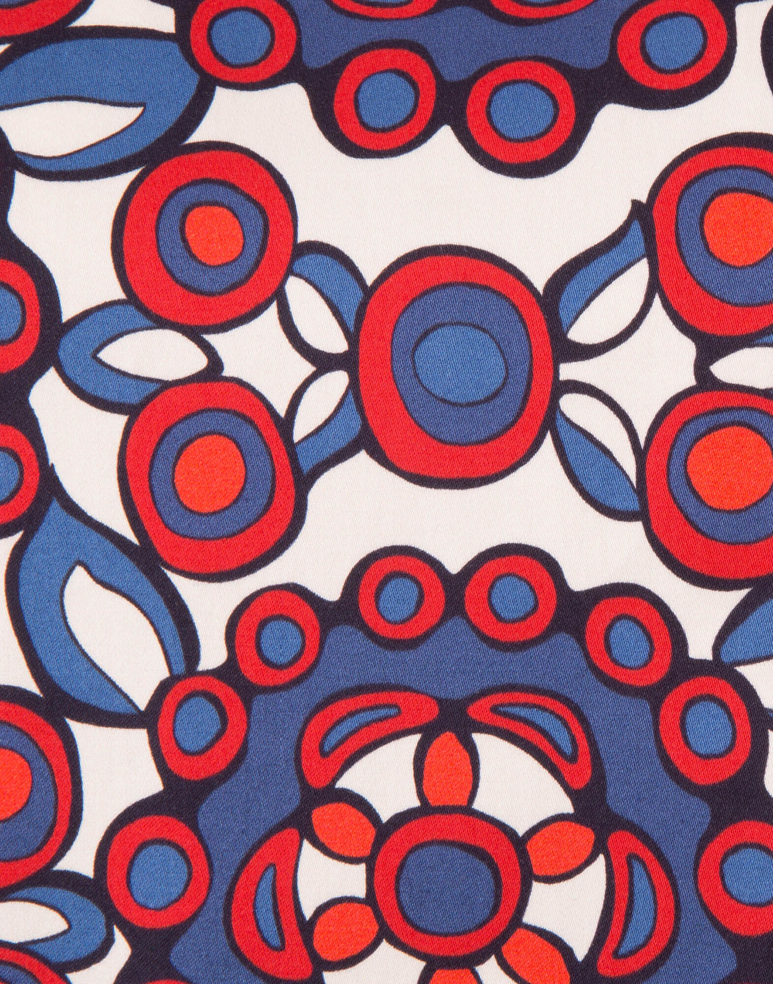 LaDoubleJ Boxy T-Shirt Kaleidoscope Blu SHI0003COT002KAL0003