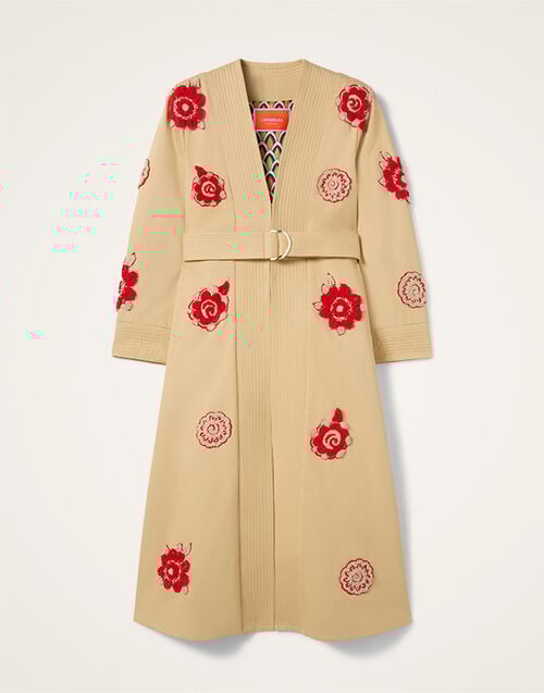 La DoubleJ Kintsugi Coat Solid Light Beige JAC0187COT089SOLIDBR01