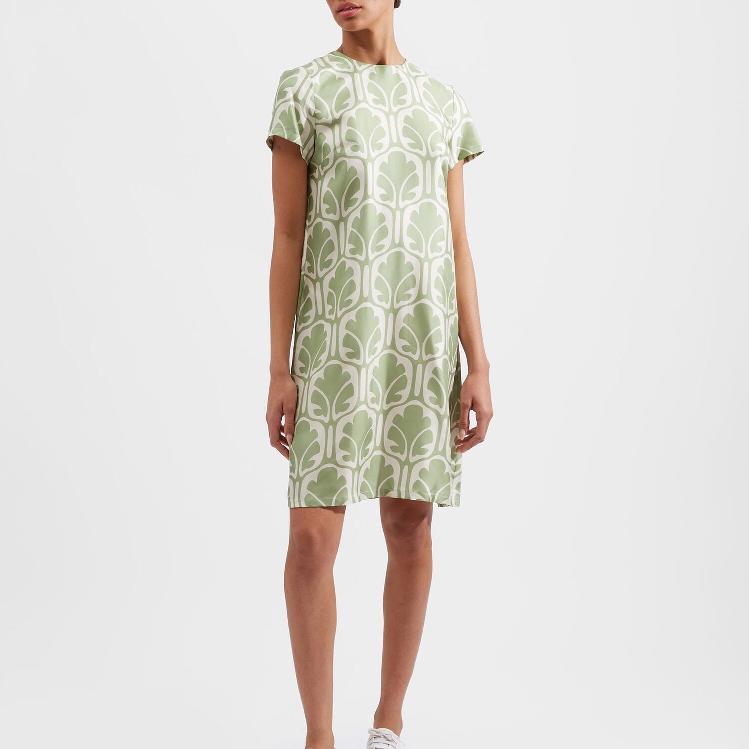 Shop La Doublej Mini Swing Dress In Grove