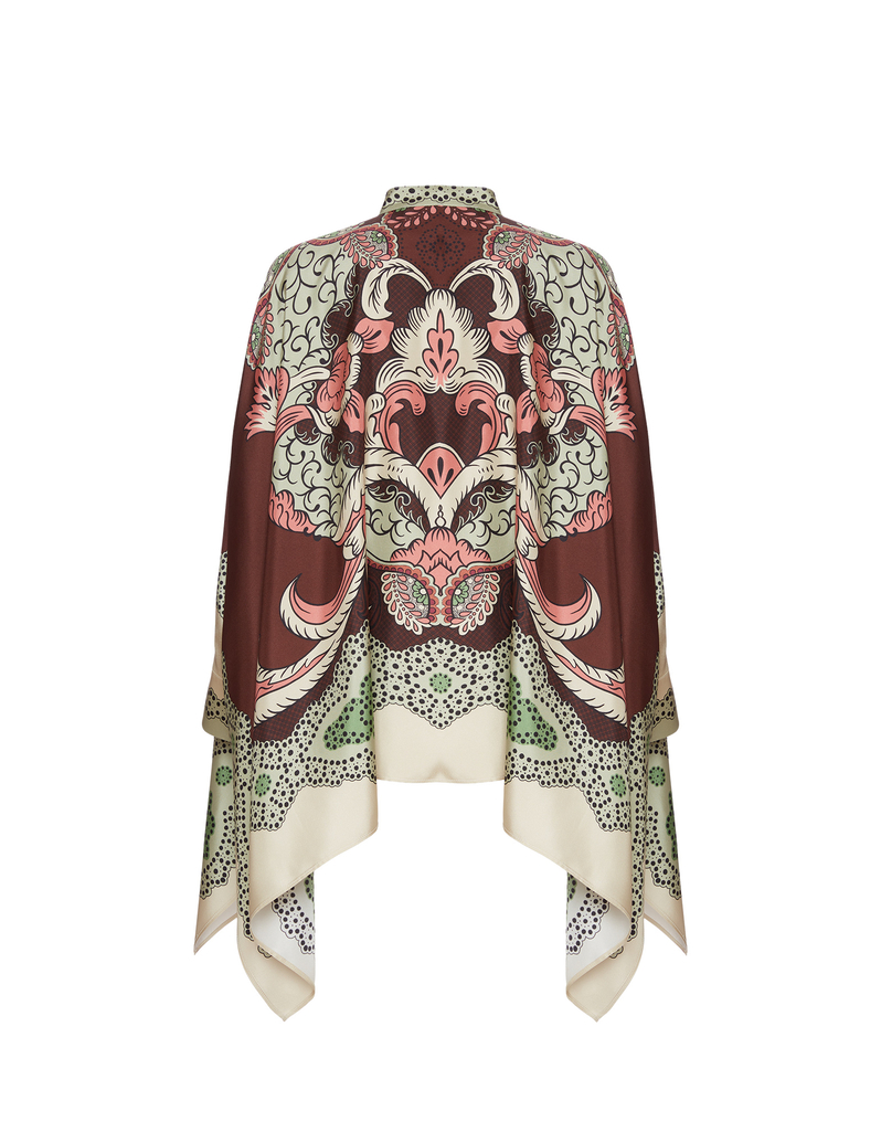 La DoubleJ Foulard Shirt La DoubleJ Foulard Shirt Portal Placée Brown SHI0059SIL006POR02BR11