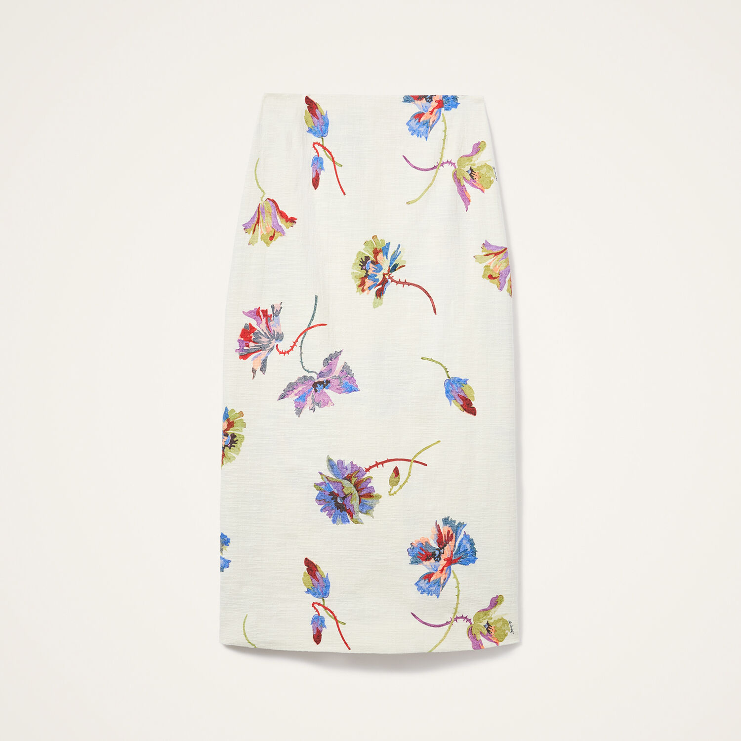 La Doublej Pencil Skirt In White
