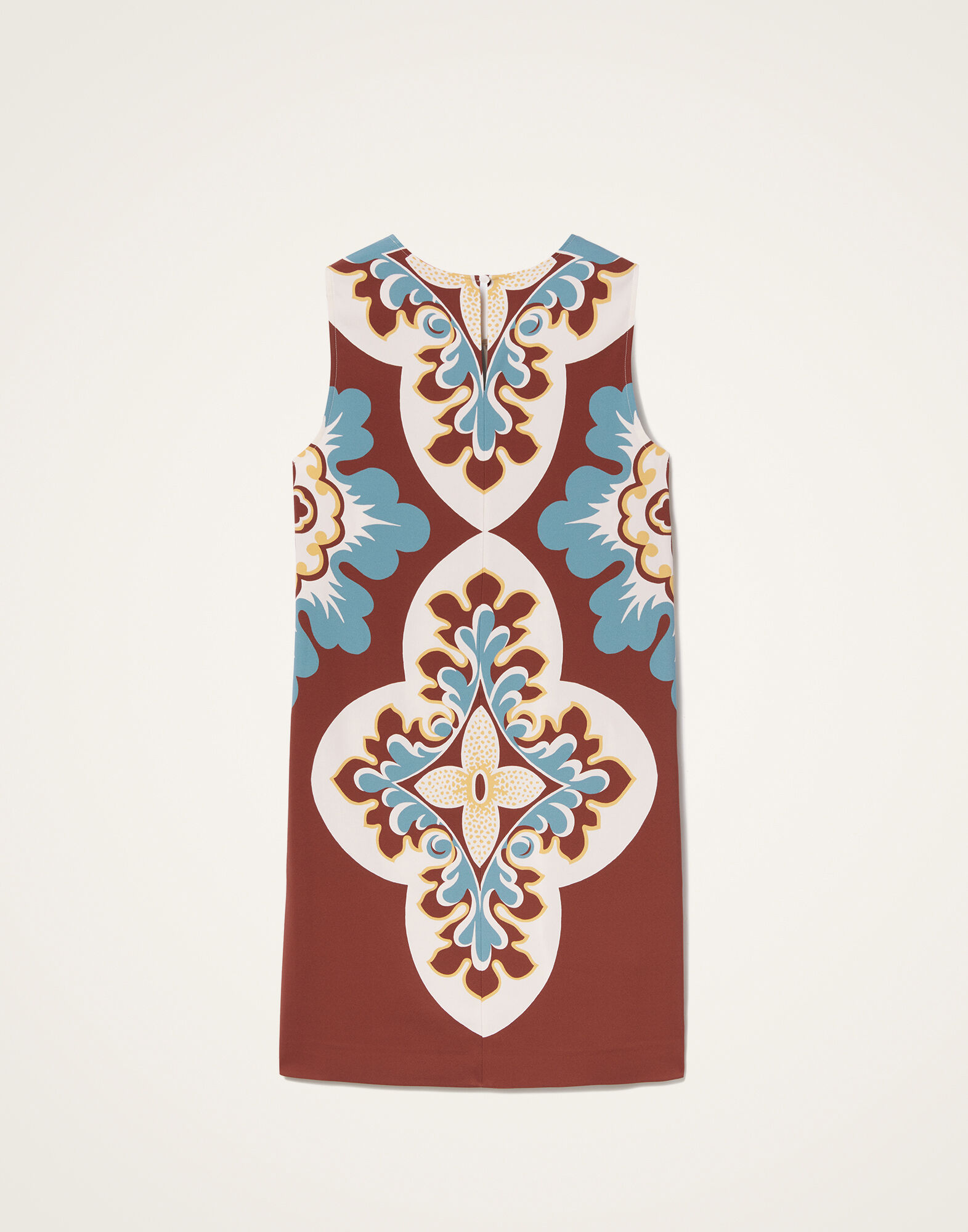 La DoubleJ Stretch Tunic Palazzo Plac&eacute;e Chocolate DRE0758VIS011PAL08BR07