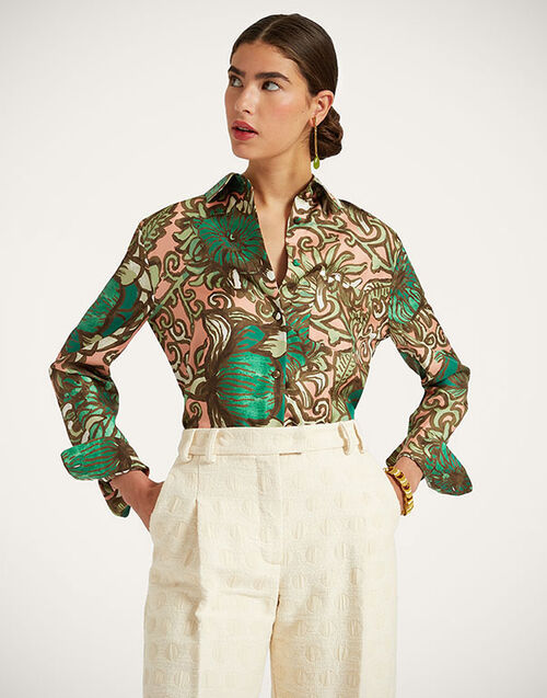 La DoubleJ Boy Shirt Anemone Pink SHI0001SIL001ANE02GR05