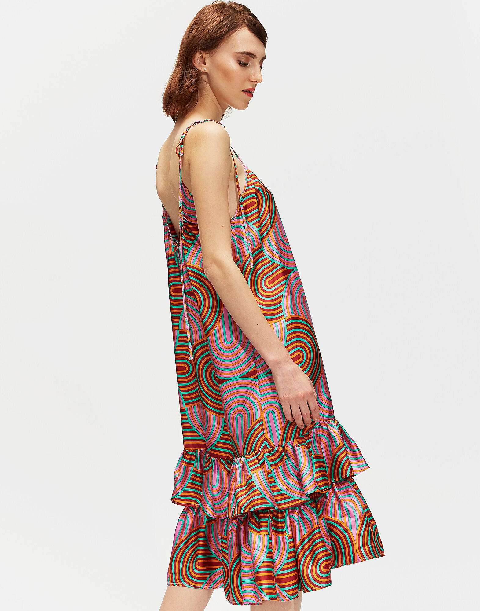 LaDoubleJ Simps Dress Slinky Rosso DRE0076SIL001SLI0002