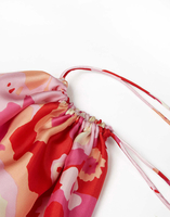 LaDoubleJ Silk Sack Bag LaDoubleJ Silk Sack Bag Peonia Rosa BAG0023SIL001PEO0002