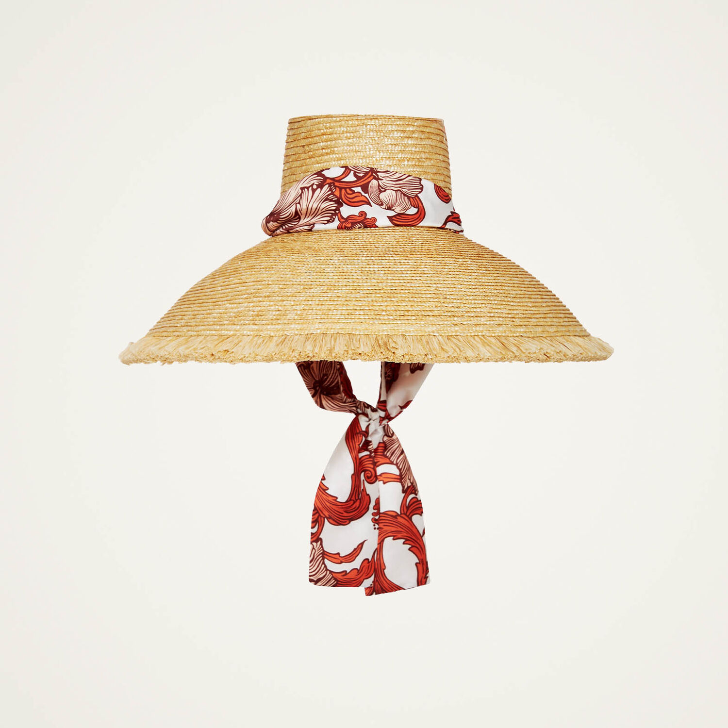 La Doublej The Sun Hat In Solid Light Beige