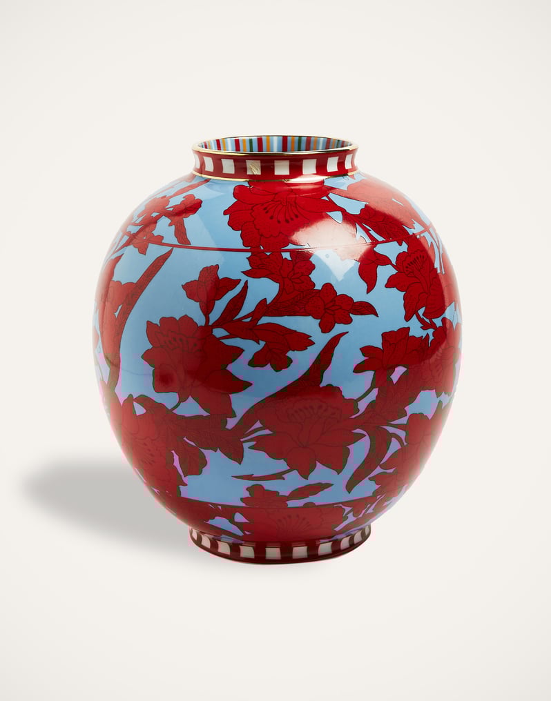 La DoubleJ Big Bubble Vase La DoubleJ Big Bubble Vase Lilium Turchese VAS0002CER001LIL0005