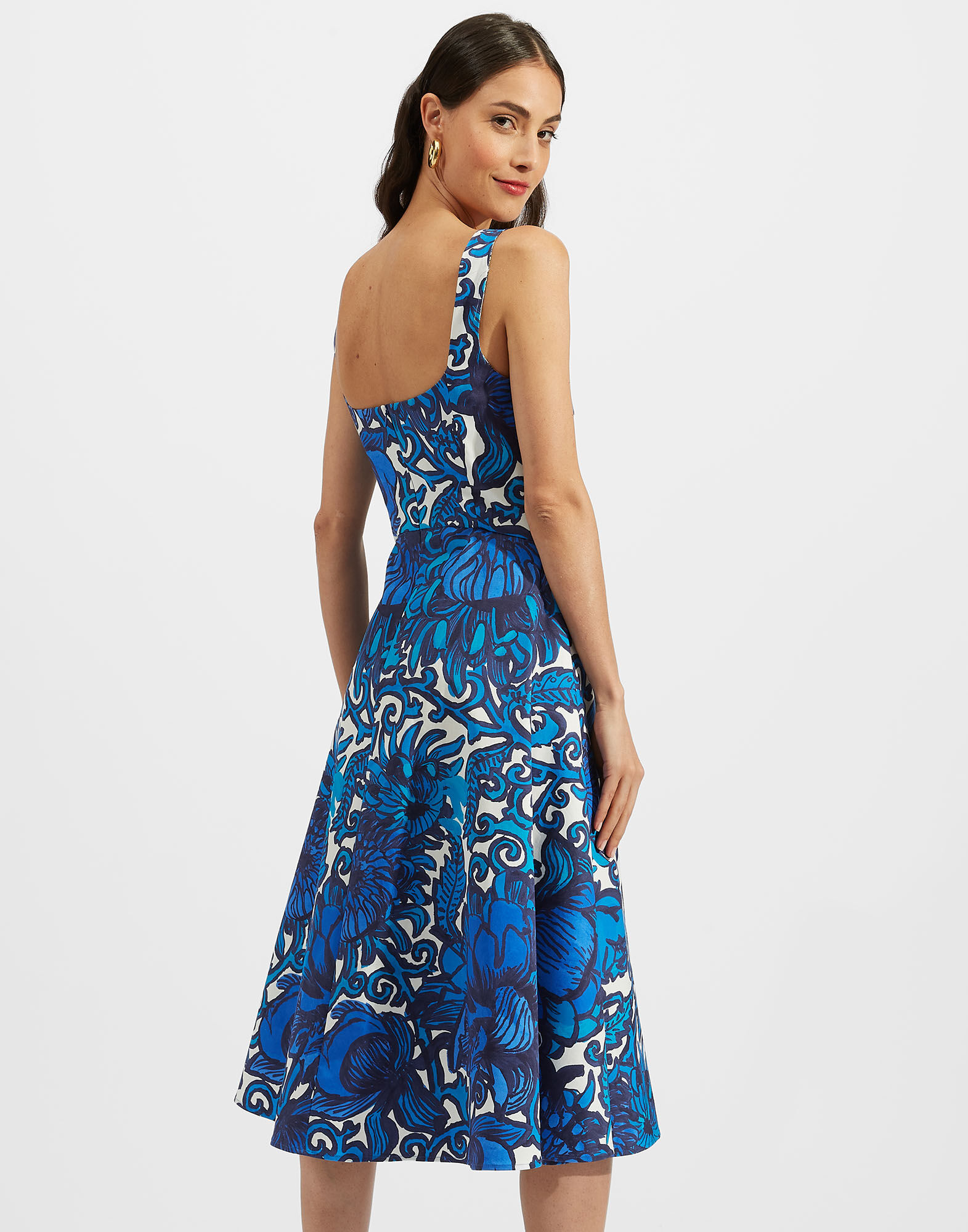 La DoubleJ Sophia Dress Anemone DRE0437COT006ANE01BU03