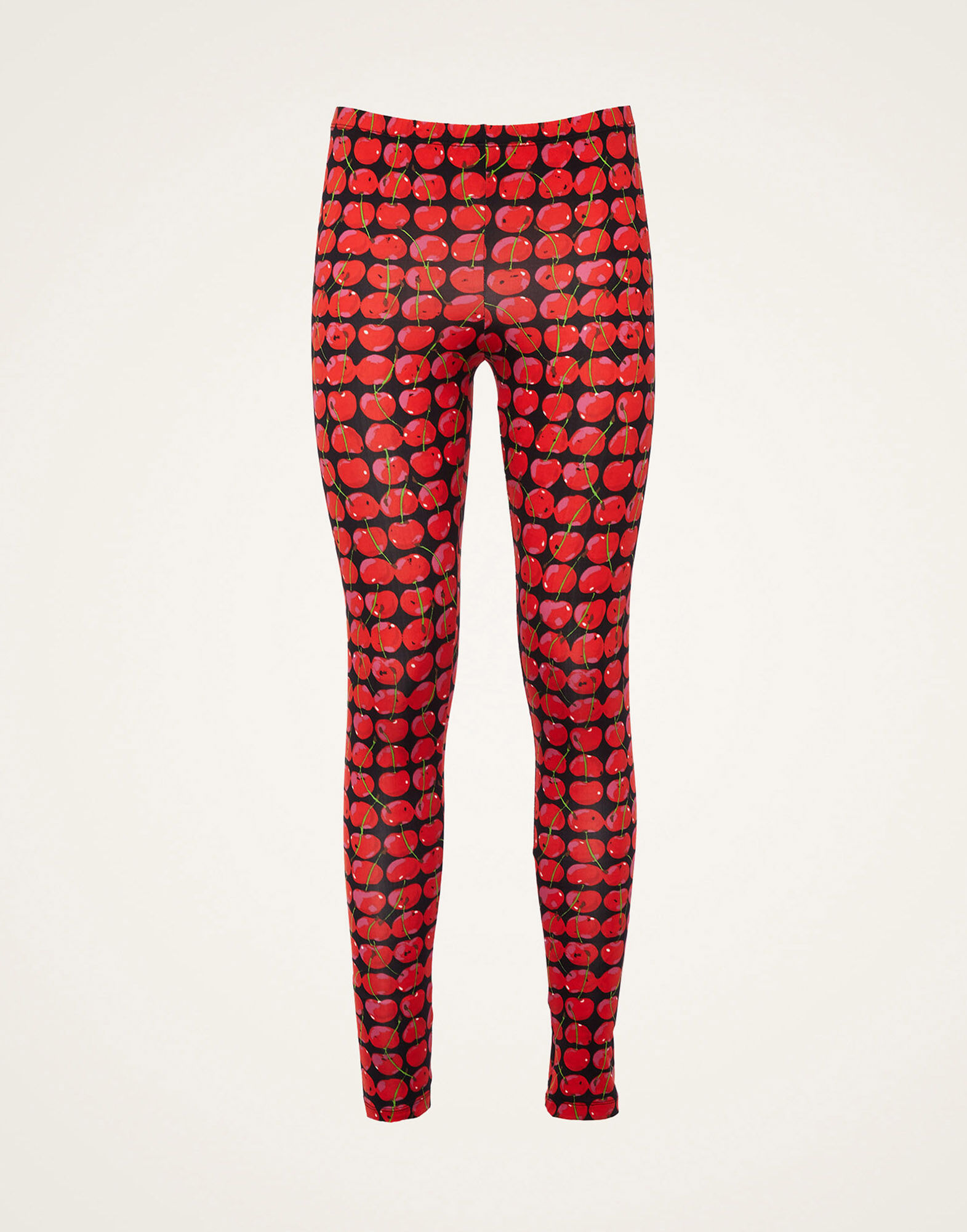 La DoubleJ Leggings Black Cherries TRO0013JER005CHY0003