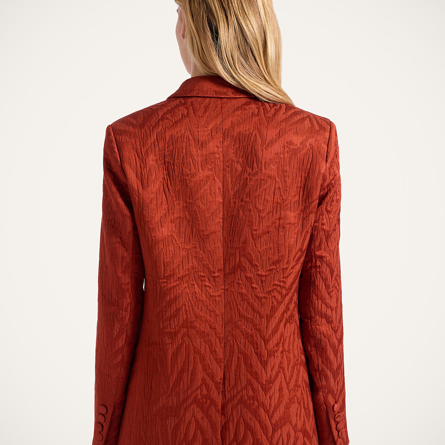 La Doublej Textured Double-breasted Jacket