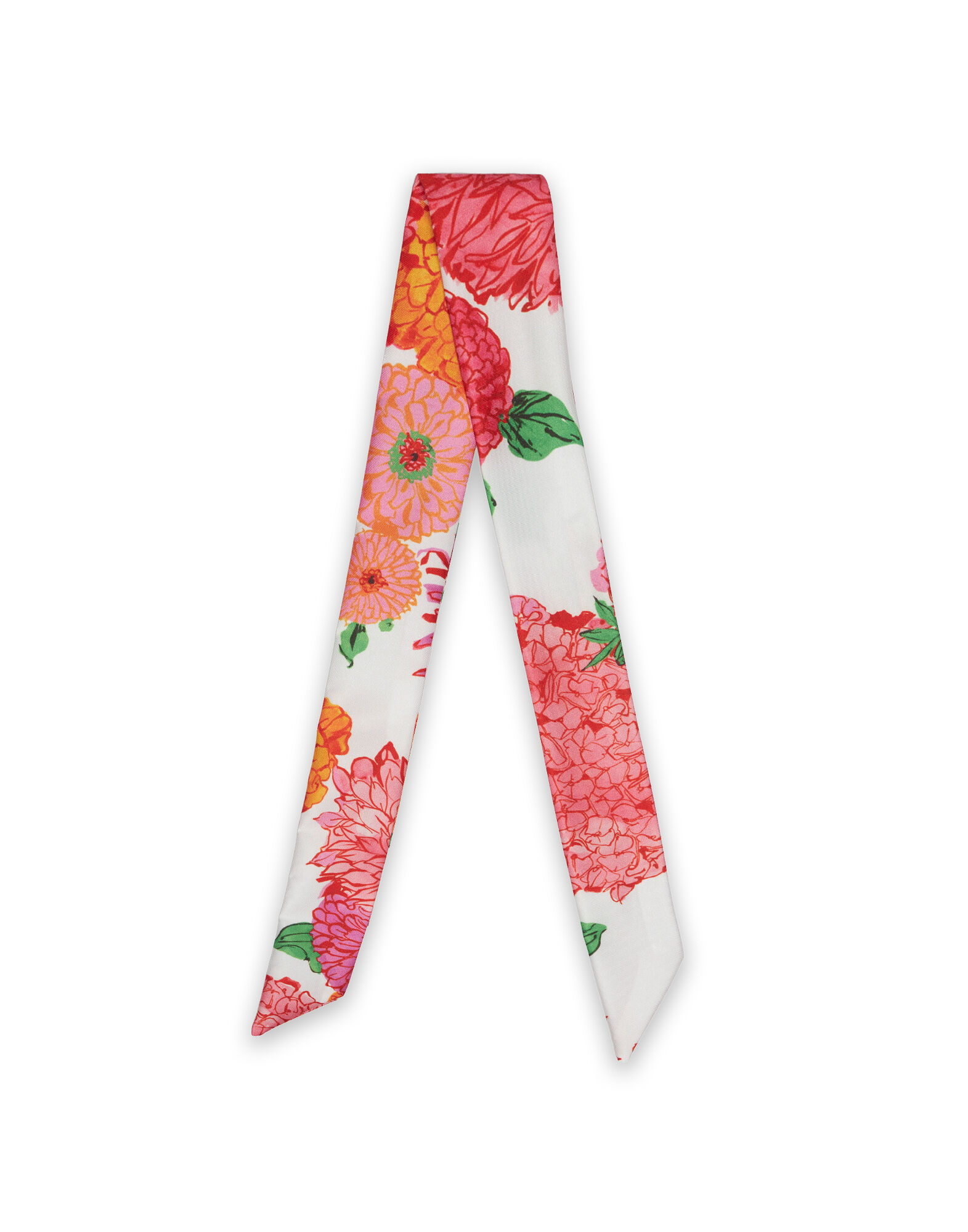 La DoubleJ Slim Scarf Gin White HEB0012FOD001GYN01WH01