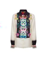 La DoubleJ Boy Shirt La DoubleJ Boy Shirt Plaza Placée Ivory SHI0040SIL006PLA04WH04