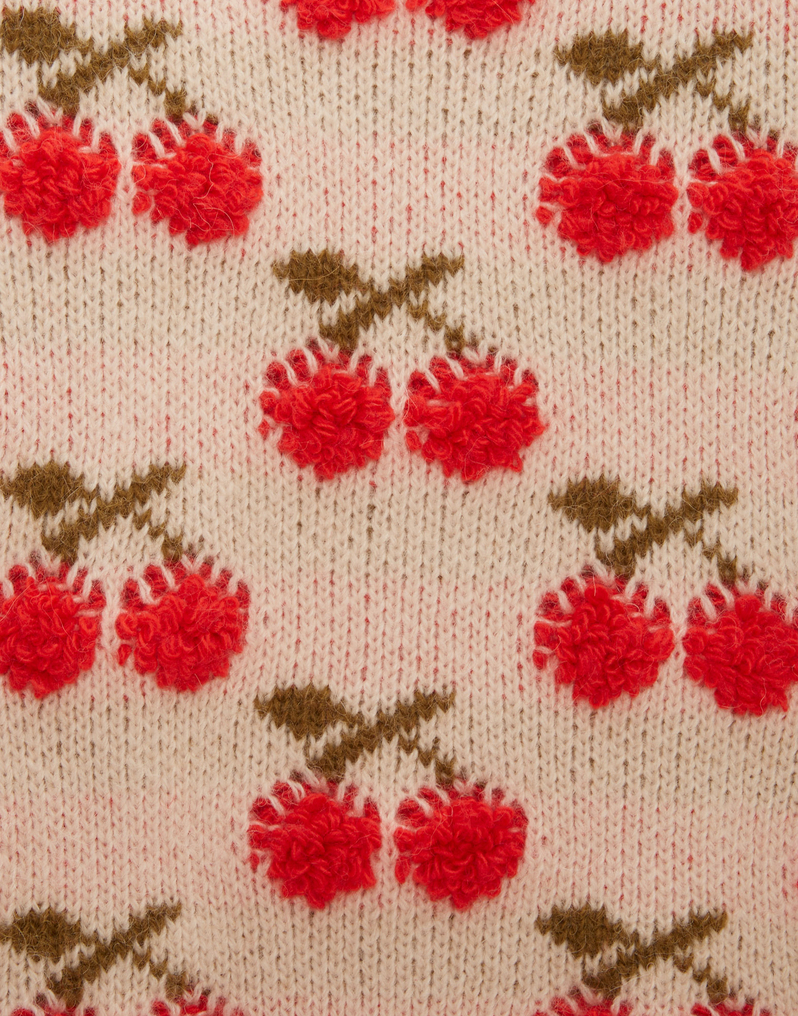 La DoubleJ Cherry Sweater La DoubleJ Cherry Sweater Off White PUL0103KNI092VA200WH05