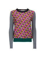 LaDoubleJ Gemini Sweater LaDoubleJ Gemini Sweater Pic Nic Viola PUL0006KNI005VIO0002