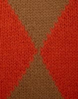 La DoubleJ Argyle Sweater La DoubleJ Argyle Sweater Camel/Orange PUL0091KNI064VAR0123