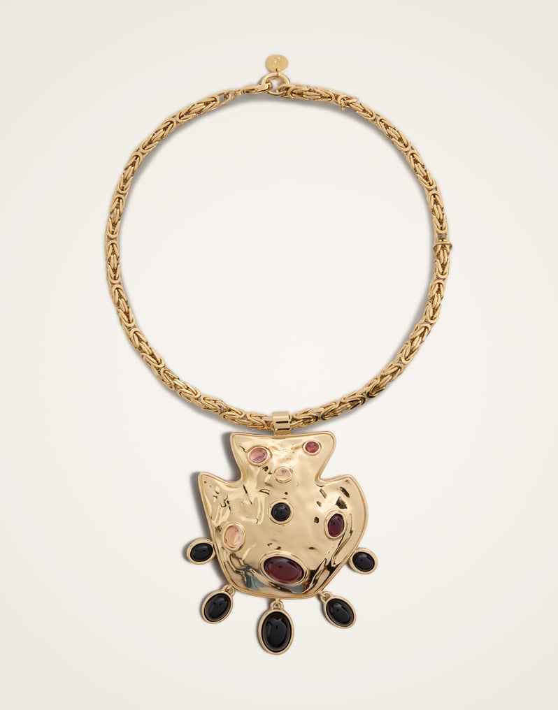 La DoubleJ Super Amulet La DoubleJ Super Amulet 24k Gold Plate NEC0030BRA003SOLIDYE05