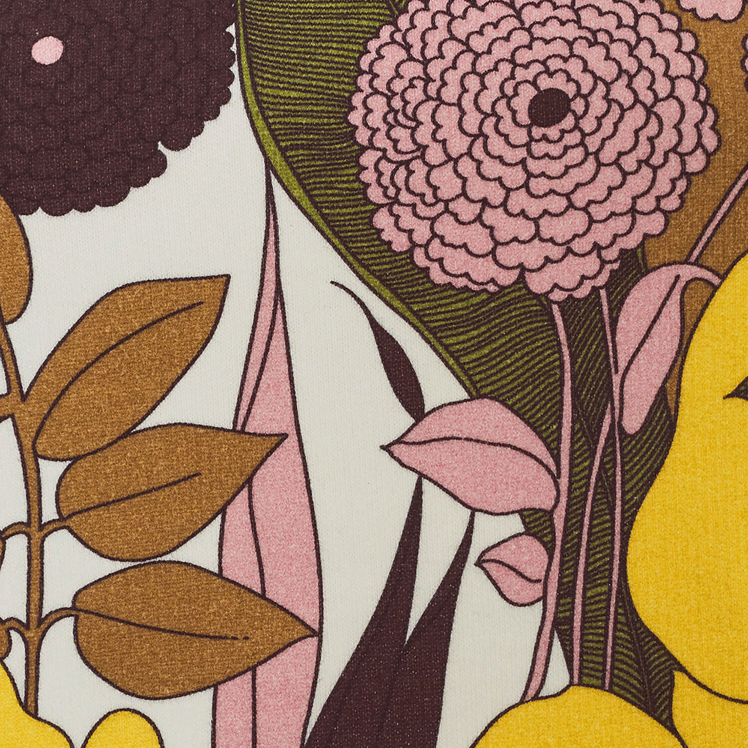 La Doublej La Scala Tee In Big Flower Rose