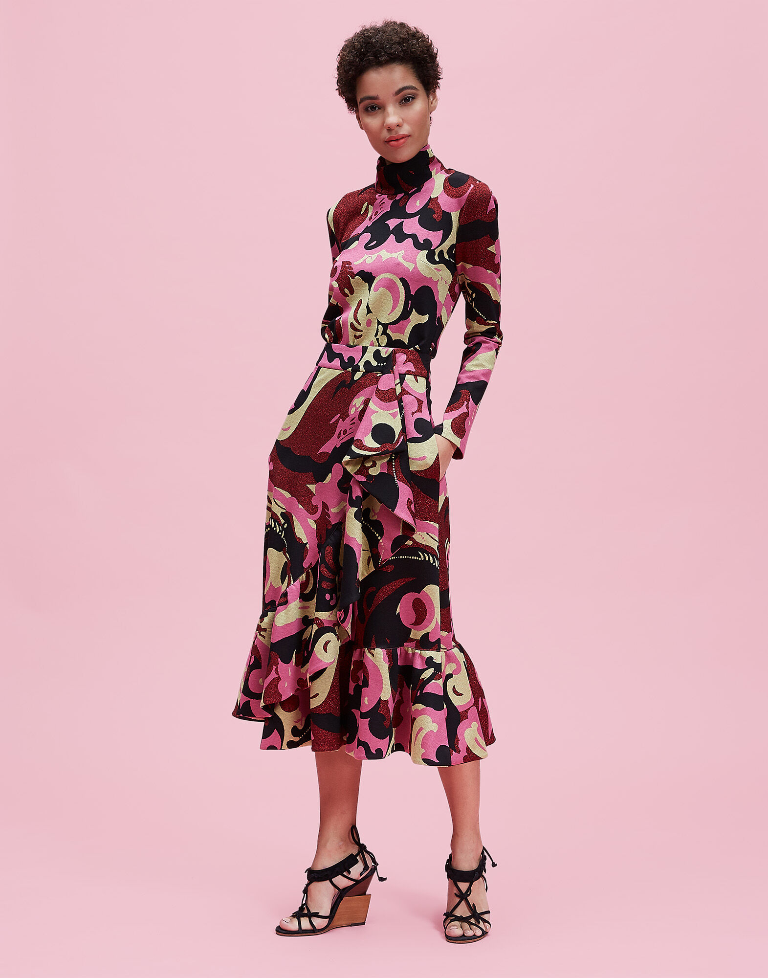 LaDoubleJ Jazzy Skirt Meraviglia Rosso SKI0021JAC017MER0004