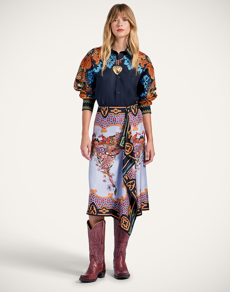 La DoubleJ Better Than Your Boyfriend's Shirt La DoubleJ Better Than Your Boyfriend's Shirt Bounty Placée Orange SHI0092COT015BOU01OR02