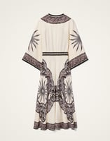 La DoubleJ The Wrap Dress La DoubleJ The Wrap Dress Cobra Placée Grey DRE0734VIS006COB01GY02