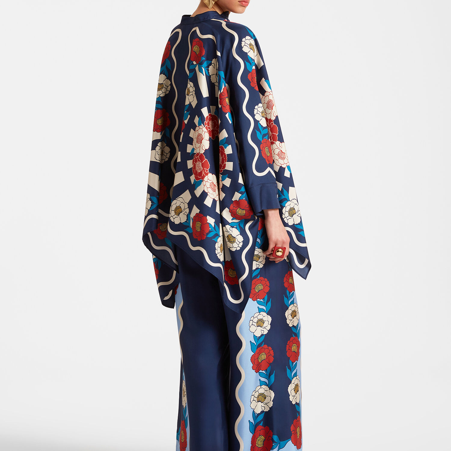 La Doublej Palazzo Pants In Whitsun Placée Blue