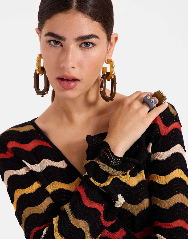 La DoubleJ Zephyr Dress La DoubleJ Zephyr Dress Black DRE0727KNI112VA247BL01