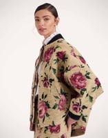 La DoubleJ Brooklyn Bomber La DoubleJ Brooklyn Bomber Roses Light Beige JAC0128COT069ROS06BR01
