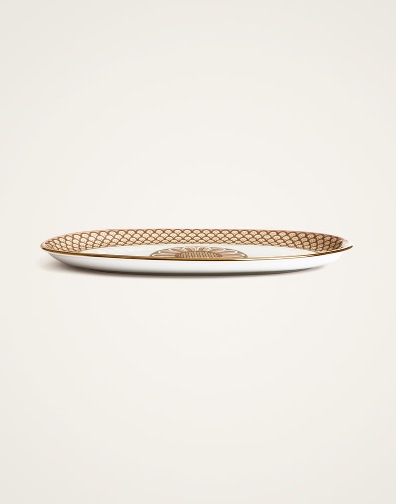 La DoubleJ Oval Platter La DoubleJ Oval Platter Odysseus Dusty Pink PLA0002CER001ODY01PI10