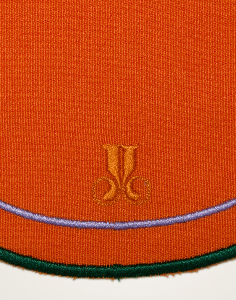La DoubleJ Medallion Placemats Set Of 2 La DoubleJ Medallion Placemats Set Of 2 Solid Orange PMT0028ACR003SOLIDOR02