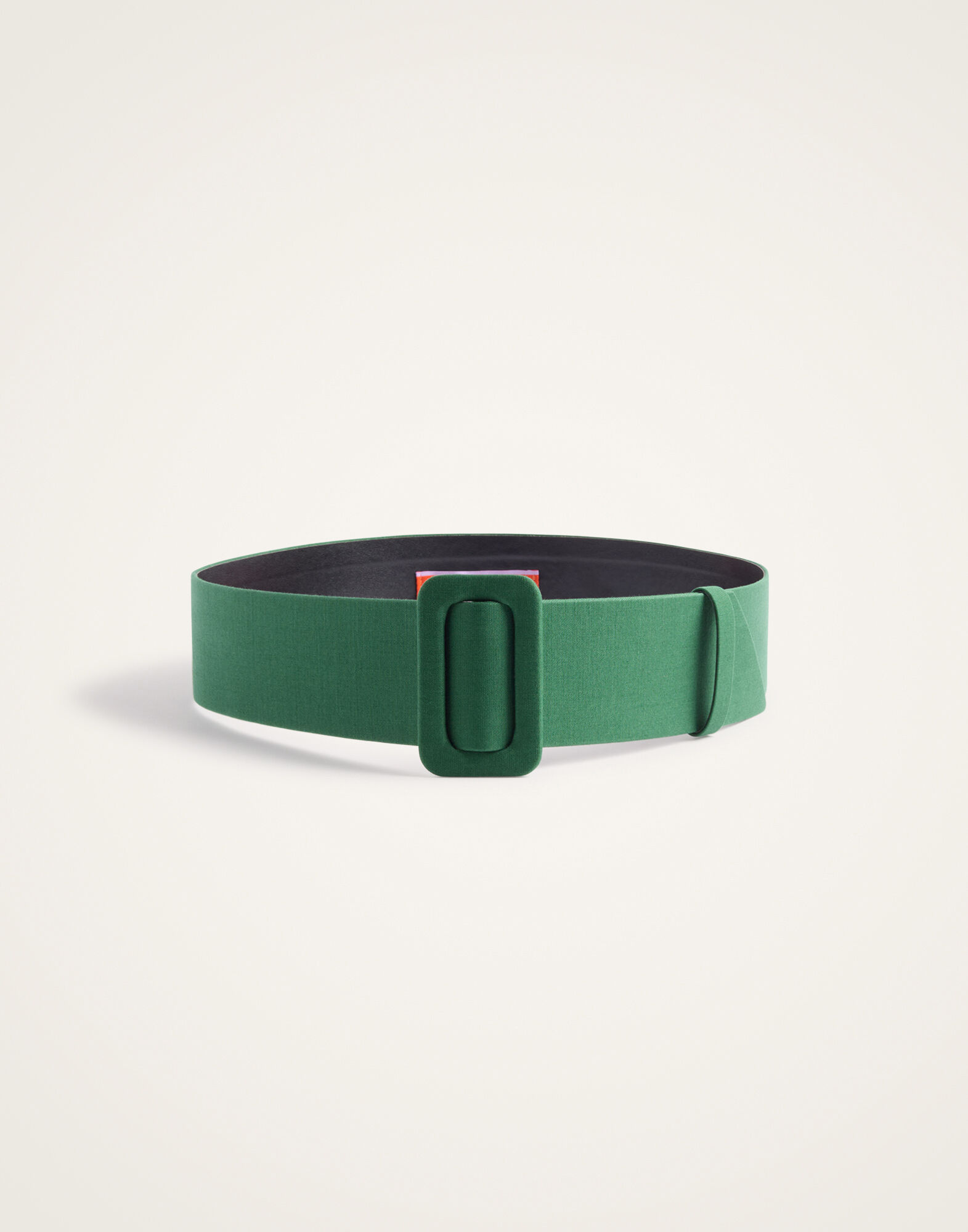 La DoubleJ Medium Belt Solid Green BEL0007COT075SOLIDGR02