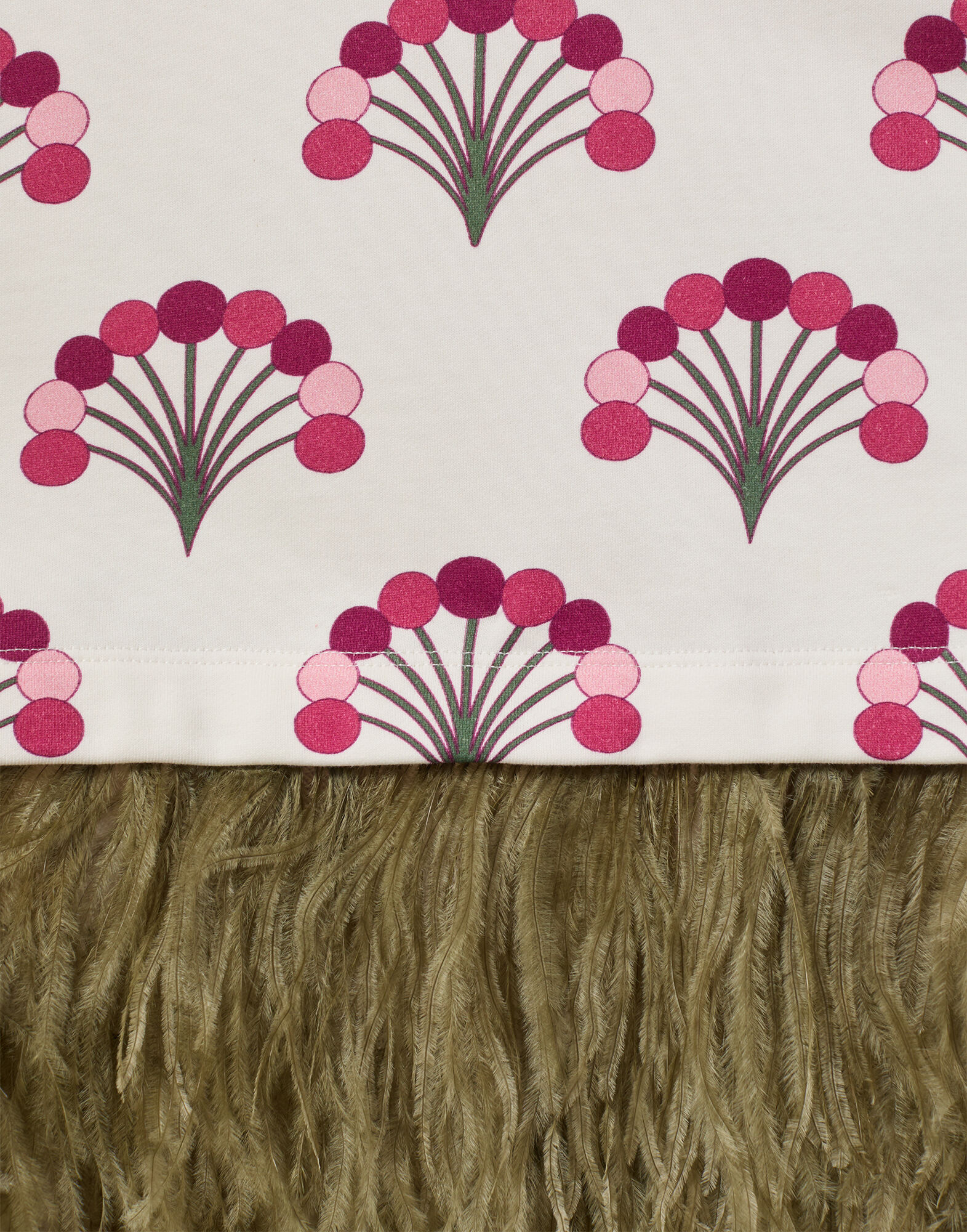 La DoubleJ La Scala Tee Florette Ecru TSH0026JER039FLO05BR05