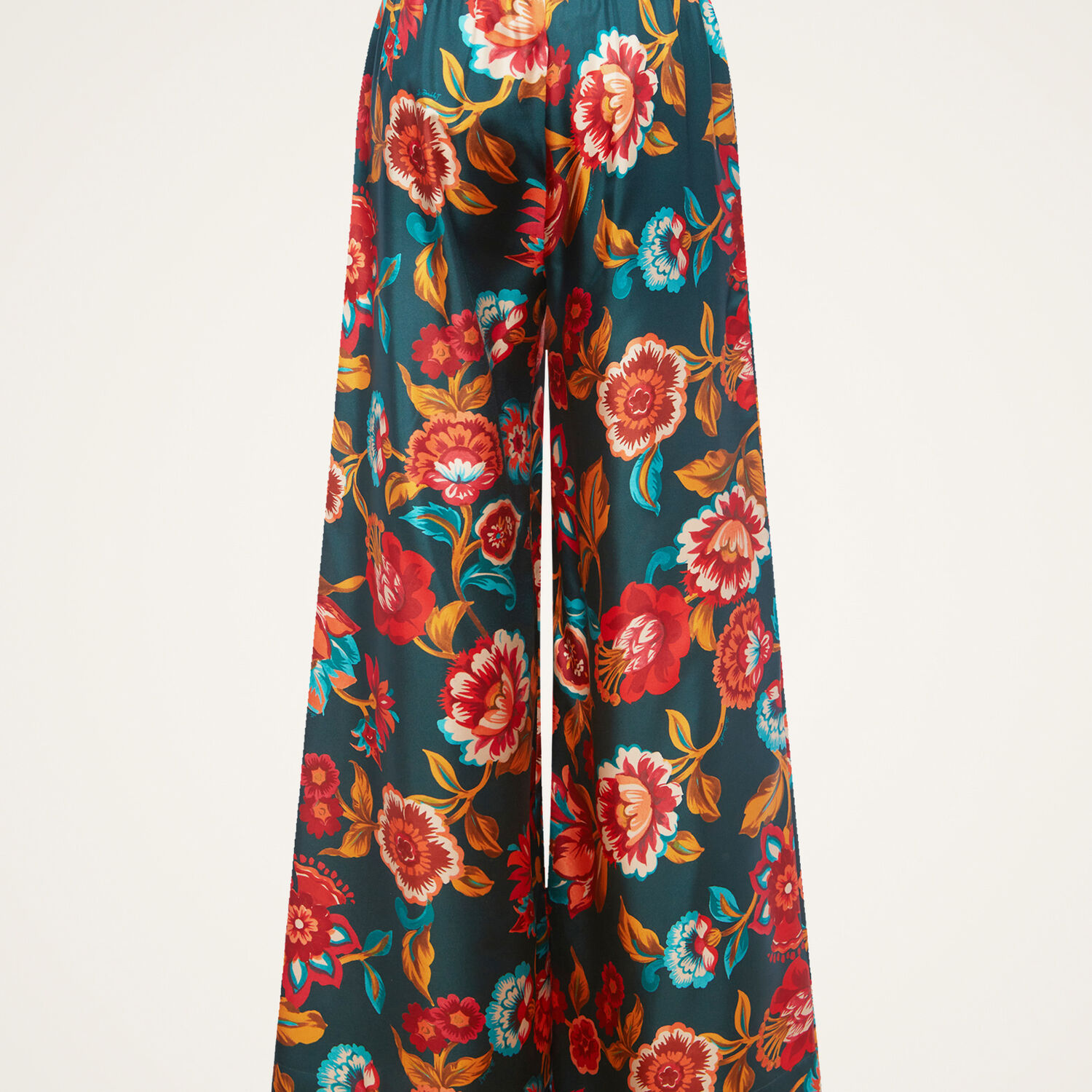 La Doublej Palazzo Pants In Hottie Emerald