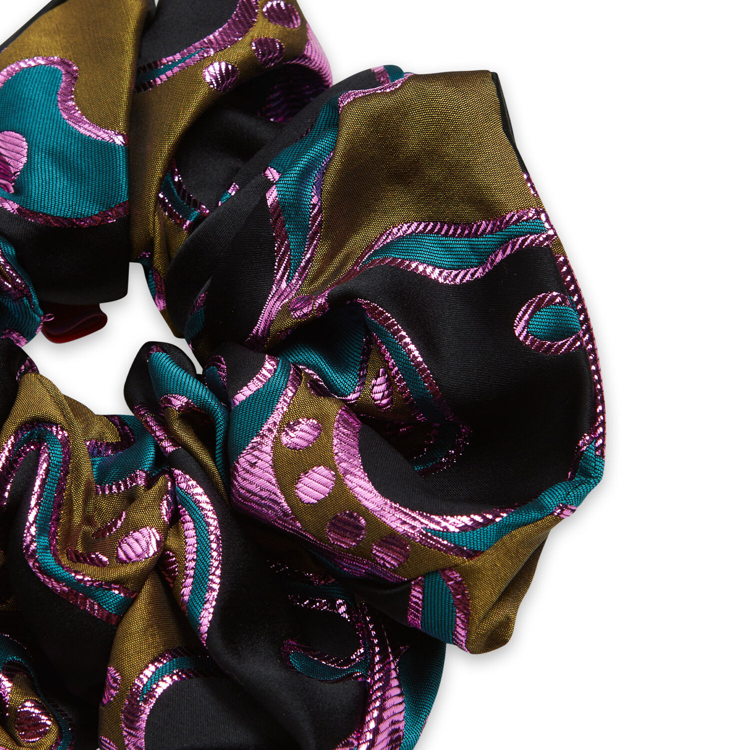 La Doublej Giga Scrunchie In Spritz Blue Petrol