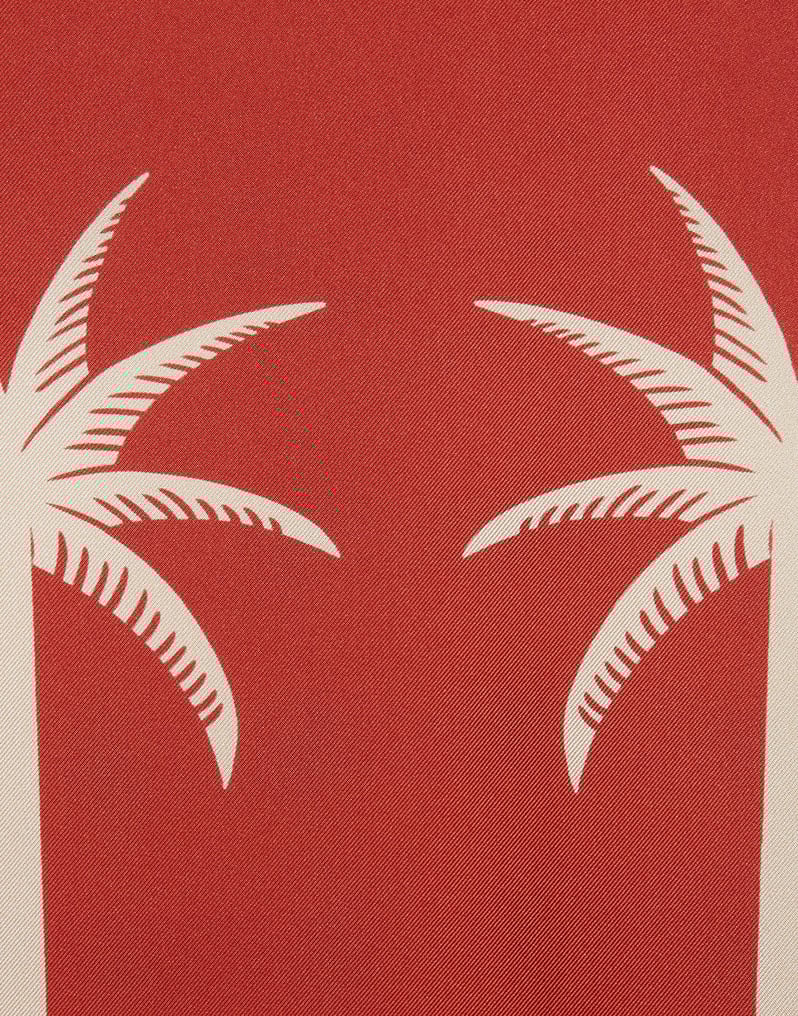 La DoubleJ Long Sleeve Swing Dress La DoubleJ Long Sleeve Swing Dress Date Palms Placée Red DRE0231SIL006DAT01RE01