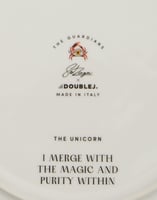 La DoubleJ Decorative Plate La DoubleJ Decorative Plate The Unicorn Light Green DPL0001CER001UNI01GR01