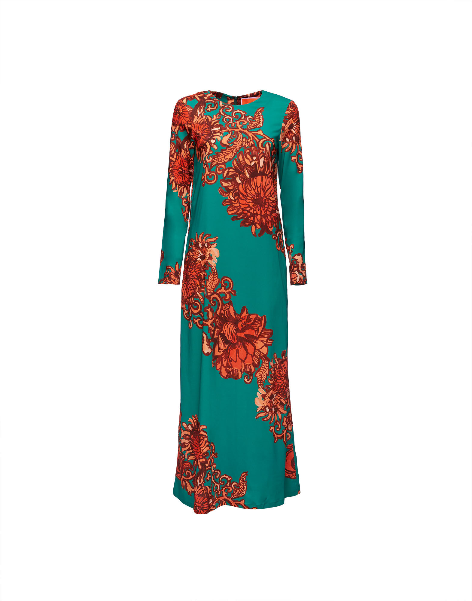 La DoubleJ Long Sleeve Swing Dress Anemone Ghirlanda DRE0184VIS001ANE03GR02