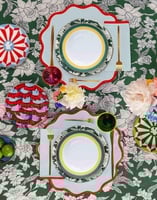 La DoubleJ Cloud Placemat Set of 2 La DoubleJ Cloud Placemat Set of 2 Rainbow Celeste TBM0003LIN006RAI0022