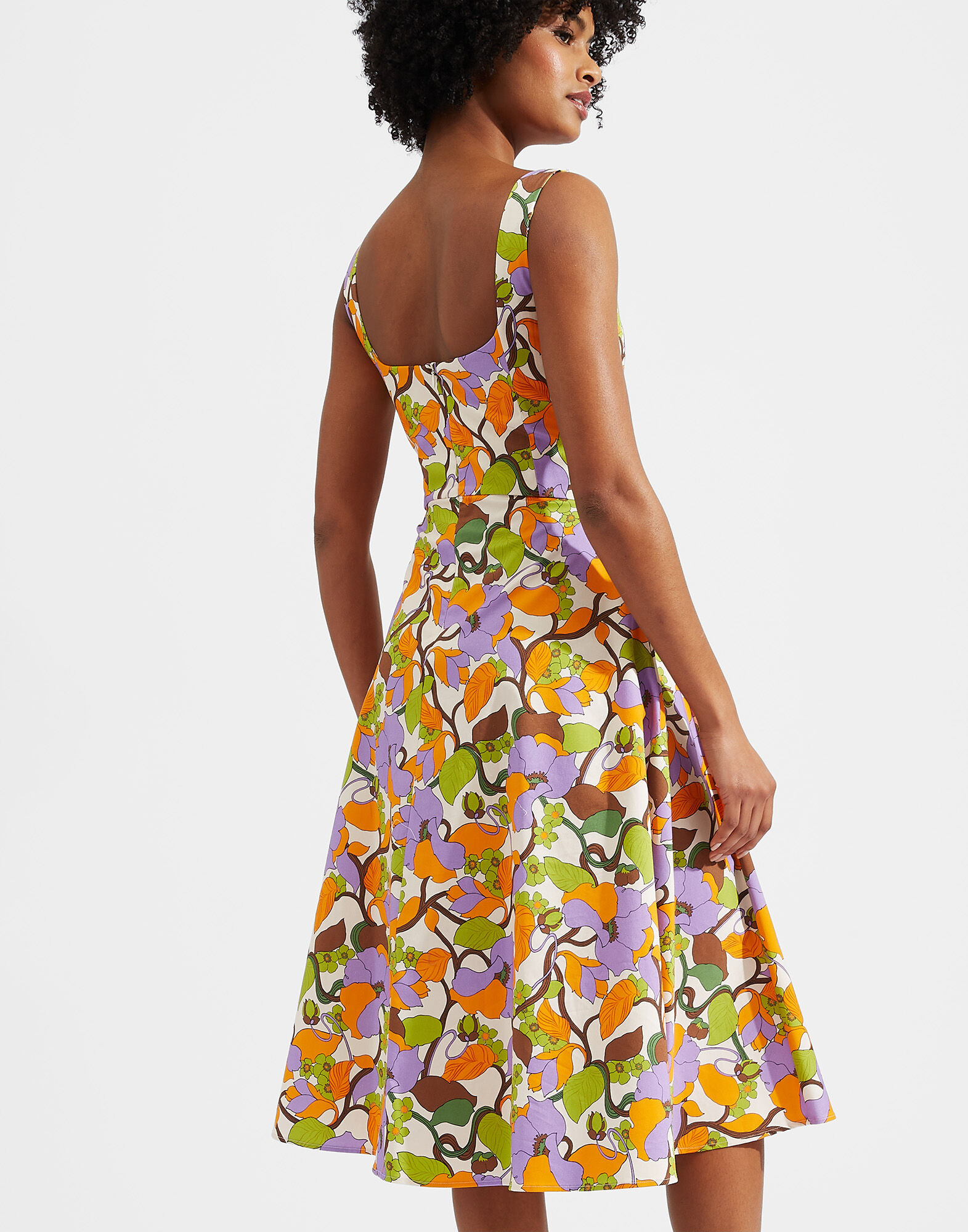 La DoubleJ Sophia Dress Vines Bianco DRE0437COT006VIN0002